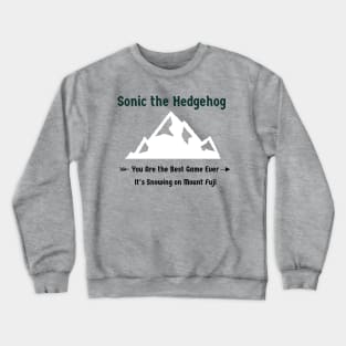 It's Snowing on Mt Fuji Crewneck Sweatshirt